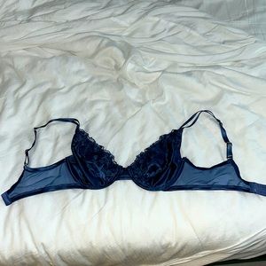 Aerie Navy Blue Lace Bra